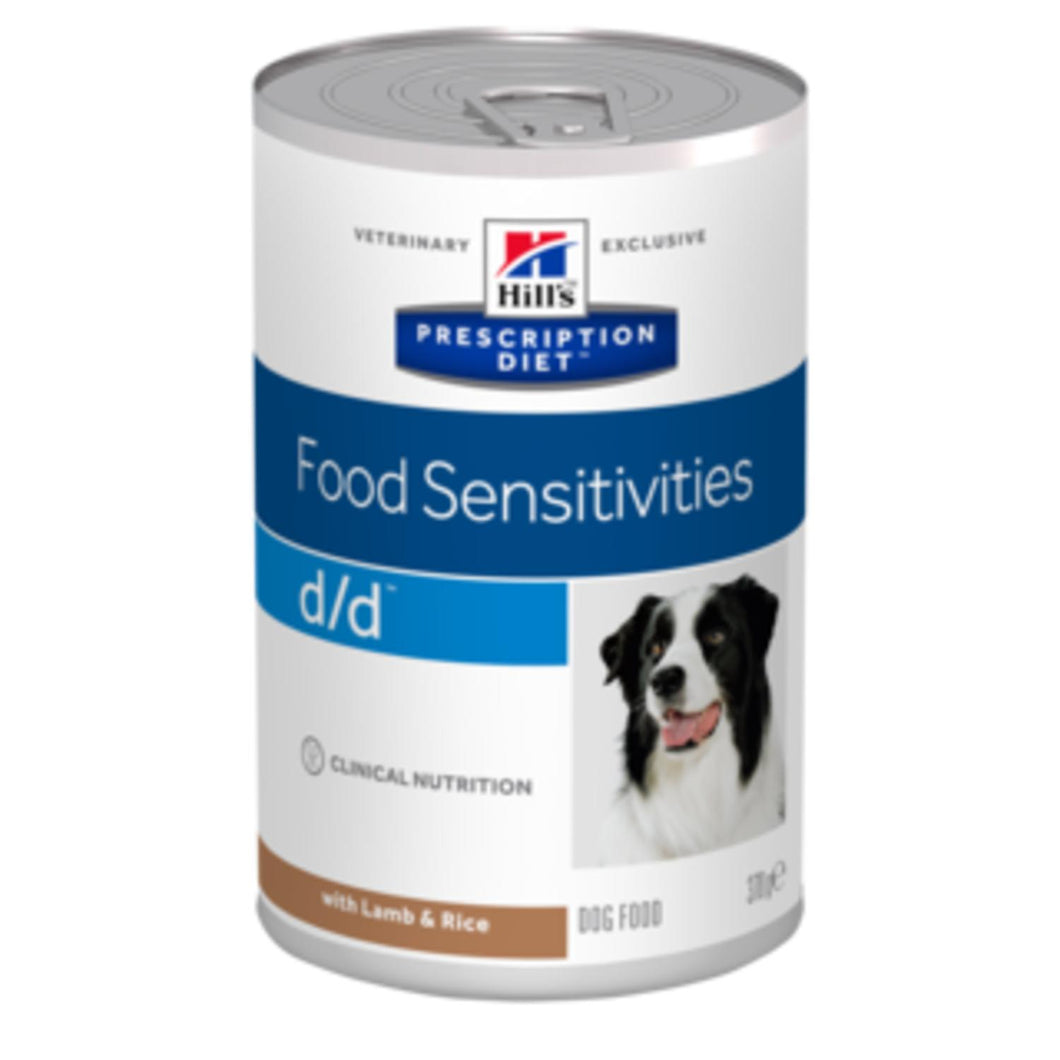 Hill's™ Prescription Diet™ d/d™ Alimento per Cani con Agnello & Riso