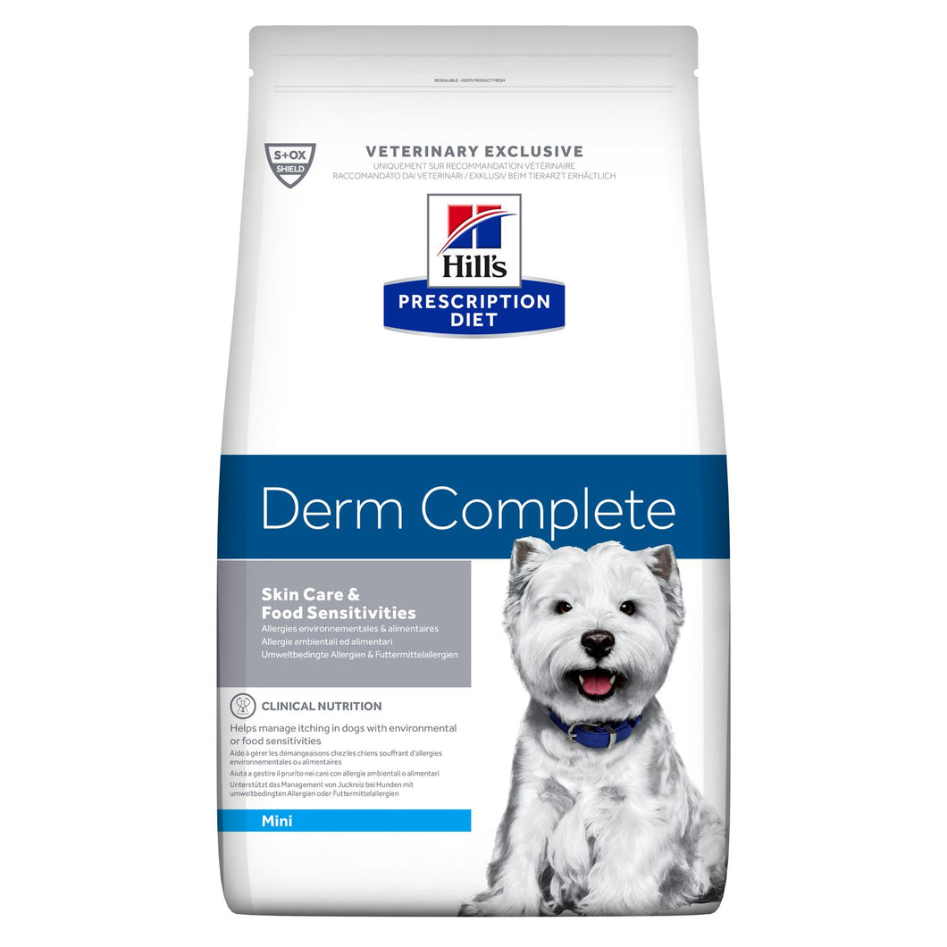 Hill's PRESCRIPTION DIET Derm Complete Mini alimento per cani
