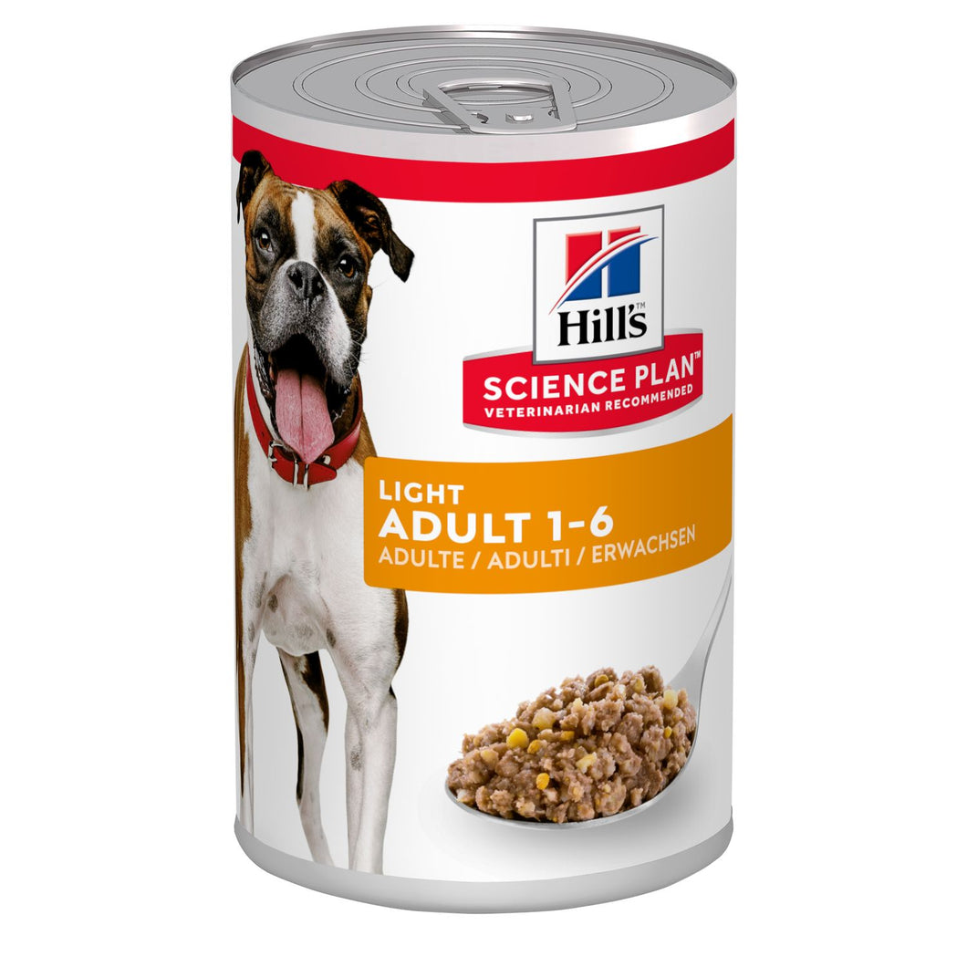 Hill's Science Plan Light Adult Alimento per Cani Lattina