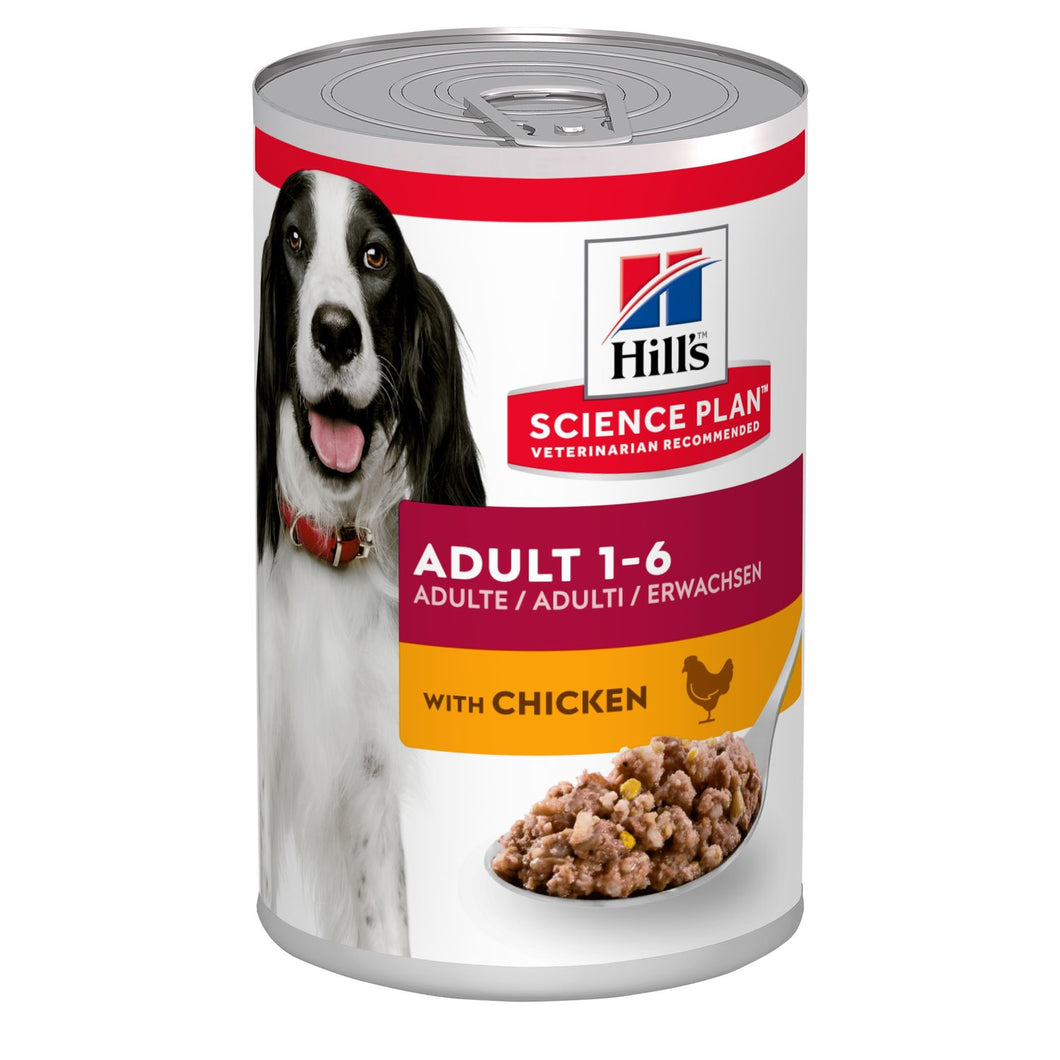 Hill's Science Plan Adult Alimento per Cani con Pollo Lattina