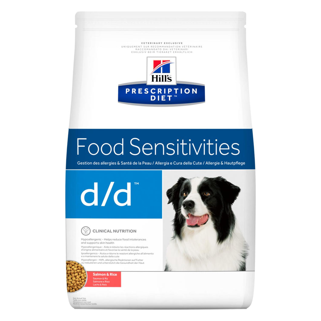 Hill's PRESCRIPTION DIET d/d Alimento per Cani con Salmone e Riso