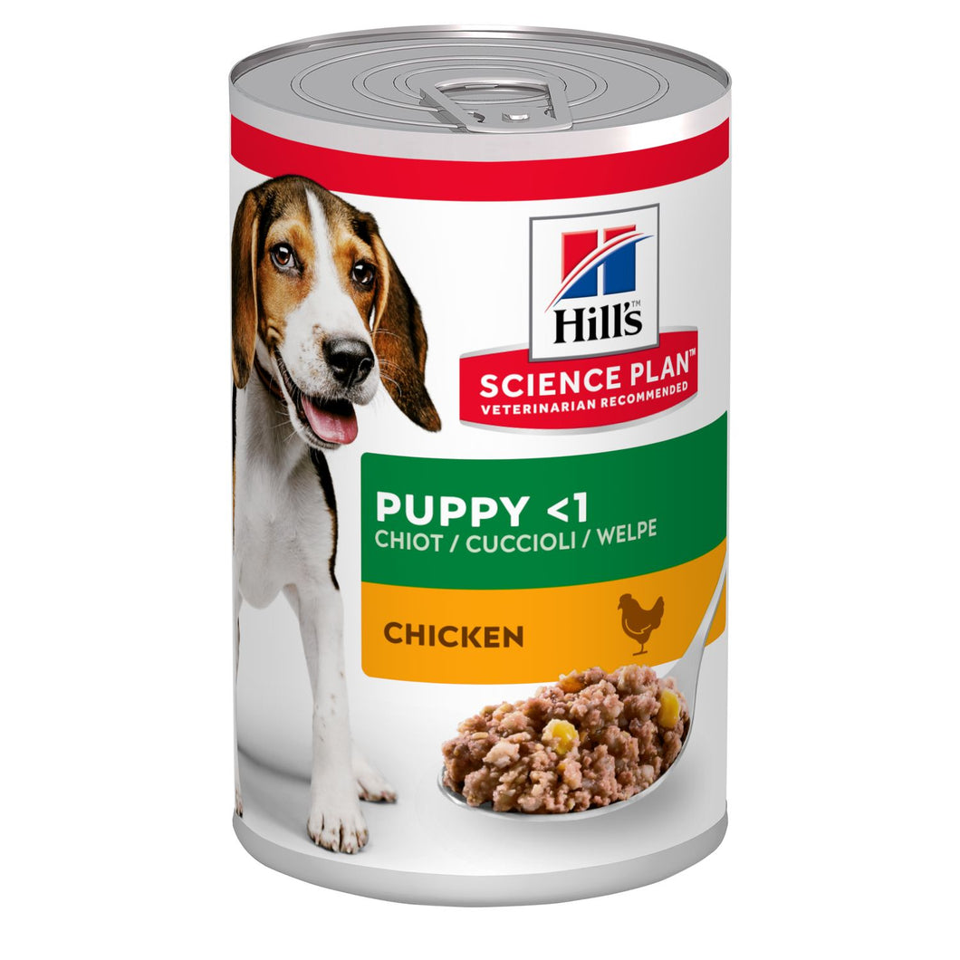 Hill's Science Plan Puppy Alimento per Cuccioli con Pollo Lattina