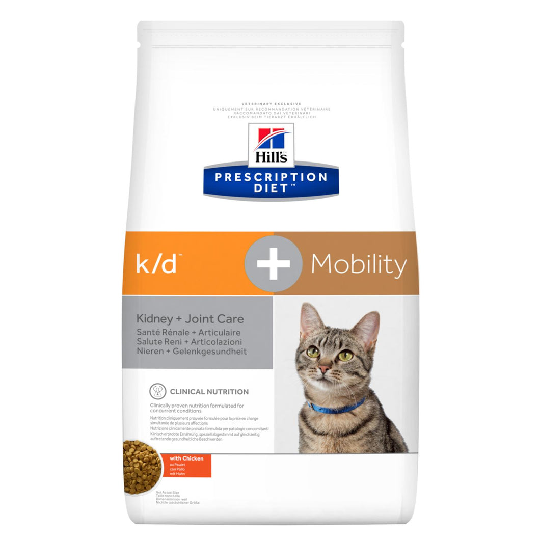 Hill's™ Prescription Diet™ k/d™ + Mobility Alimento per Gatti con Pollo