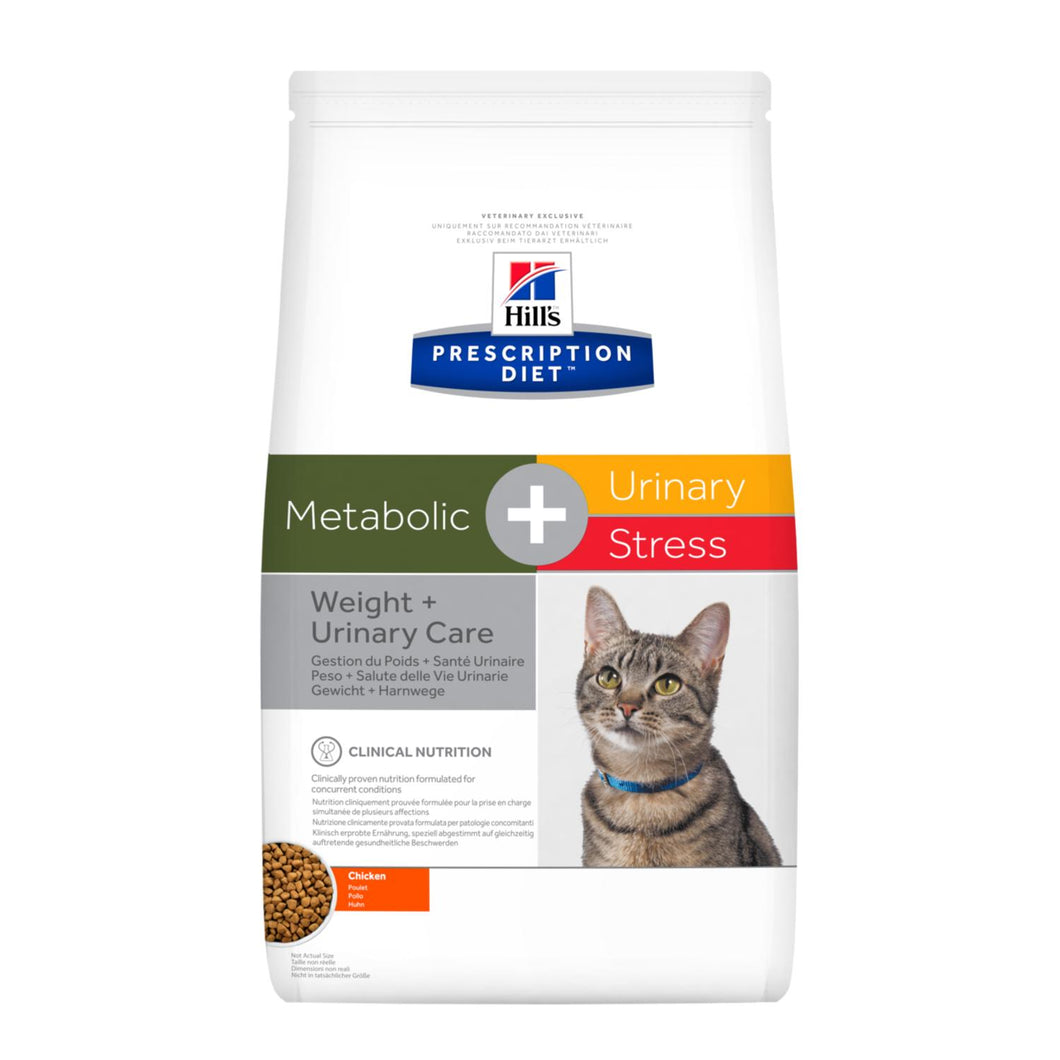 Hill's™ Prescription Diet™ Metabolic + Urinary Stress Alimento per Gatti al Pollo