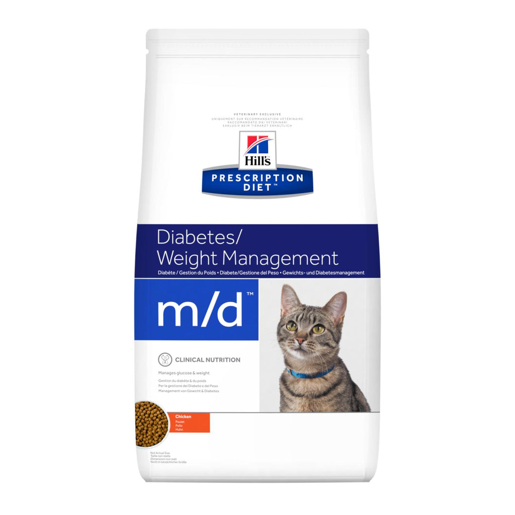 Hill's™ Prescription Diet™ m/d™ Alimento per Gatti al Pollo