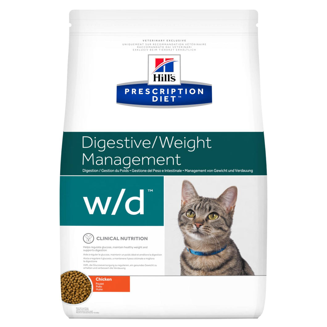 Hill's™ Prescription Diet™ w/d™ Alimento per Gatti al Pollo