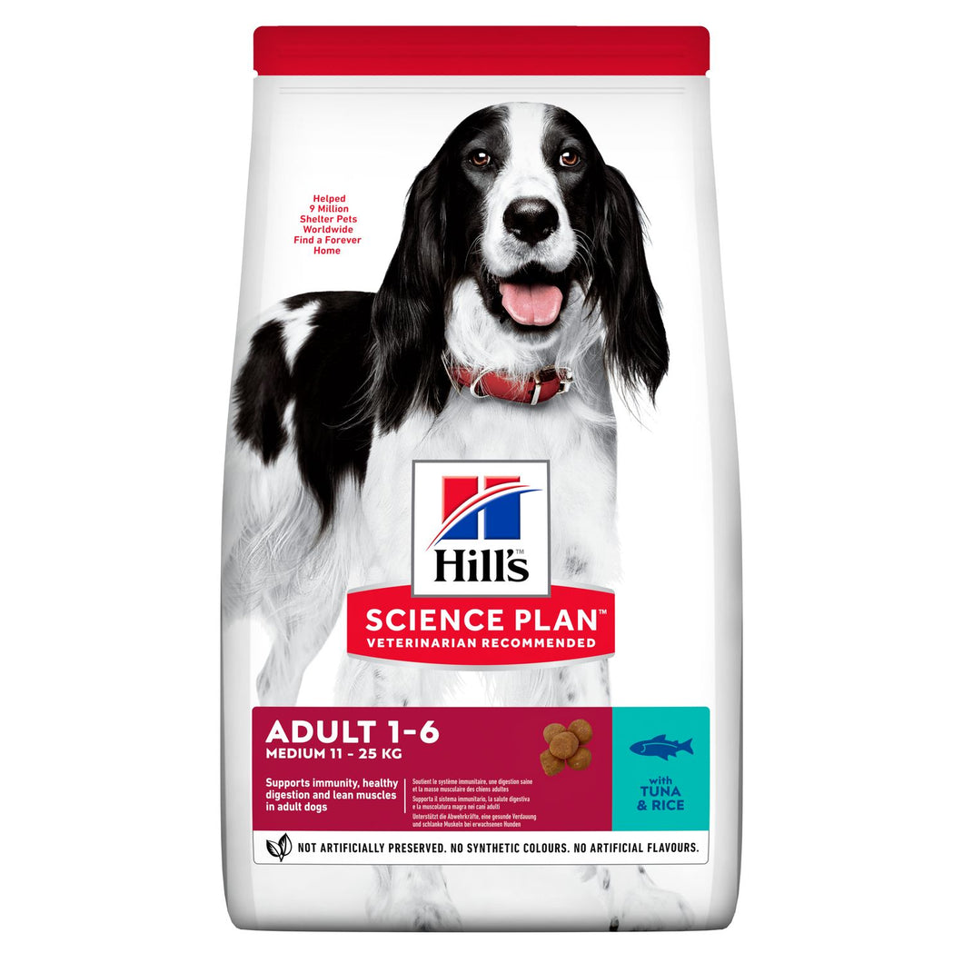 Hill's Science Plan Medium Adult Alimento per Cani con Tonno e Riso