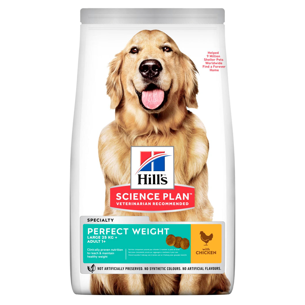 Hill's Science Plan Perfect Weight Large Breed Adult Alimento per Cani con Pollo