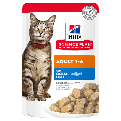 Hill's Science Plan Adult Alimento per Gatti con Pesce Oceanico Bustina